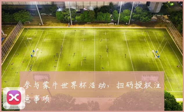 参与蒙牛世界杯活动，扫码授权注意事项