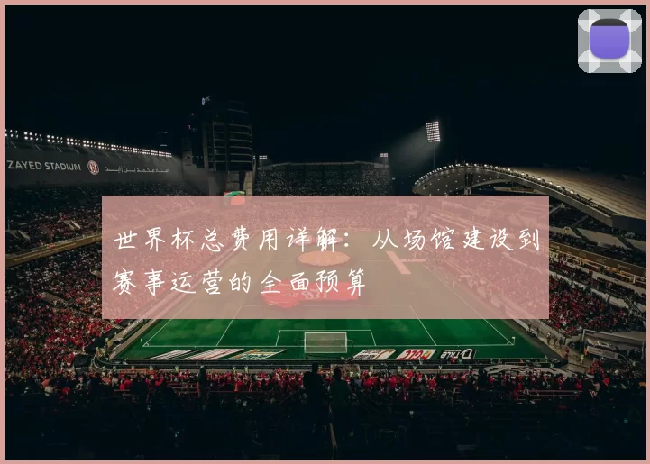 世界杯总费用详解：从场馆建设到赛事运营的全面预算